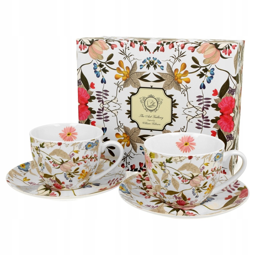 

Filiżanki spodki komplet 2 szt. Kilburn White 2369