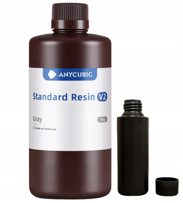 UV Resin Anycubic Standard V2 Grey Gray Grey 0,1kg 0,1l For 3D Printer