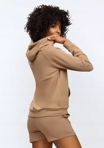 Koko Dámský teplákový komplet Dkaren hnědý