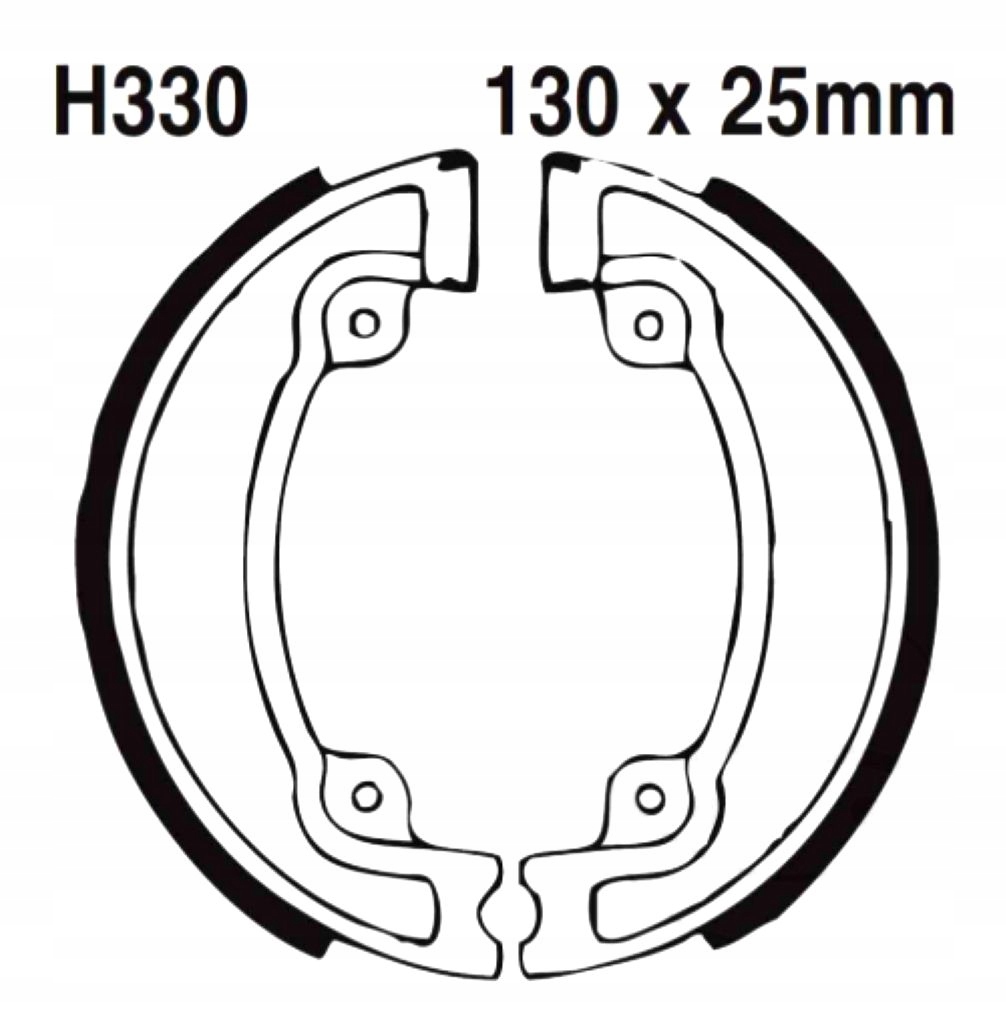Brzdové Čelisti Bombardier Ds 50 90 Derbi Dfw E-Ton DXL Exl 150