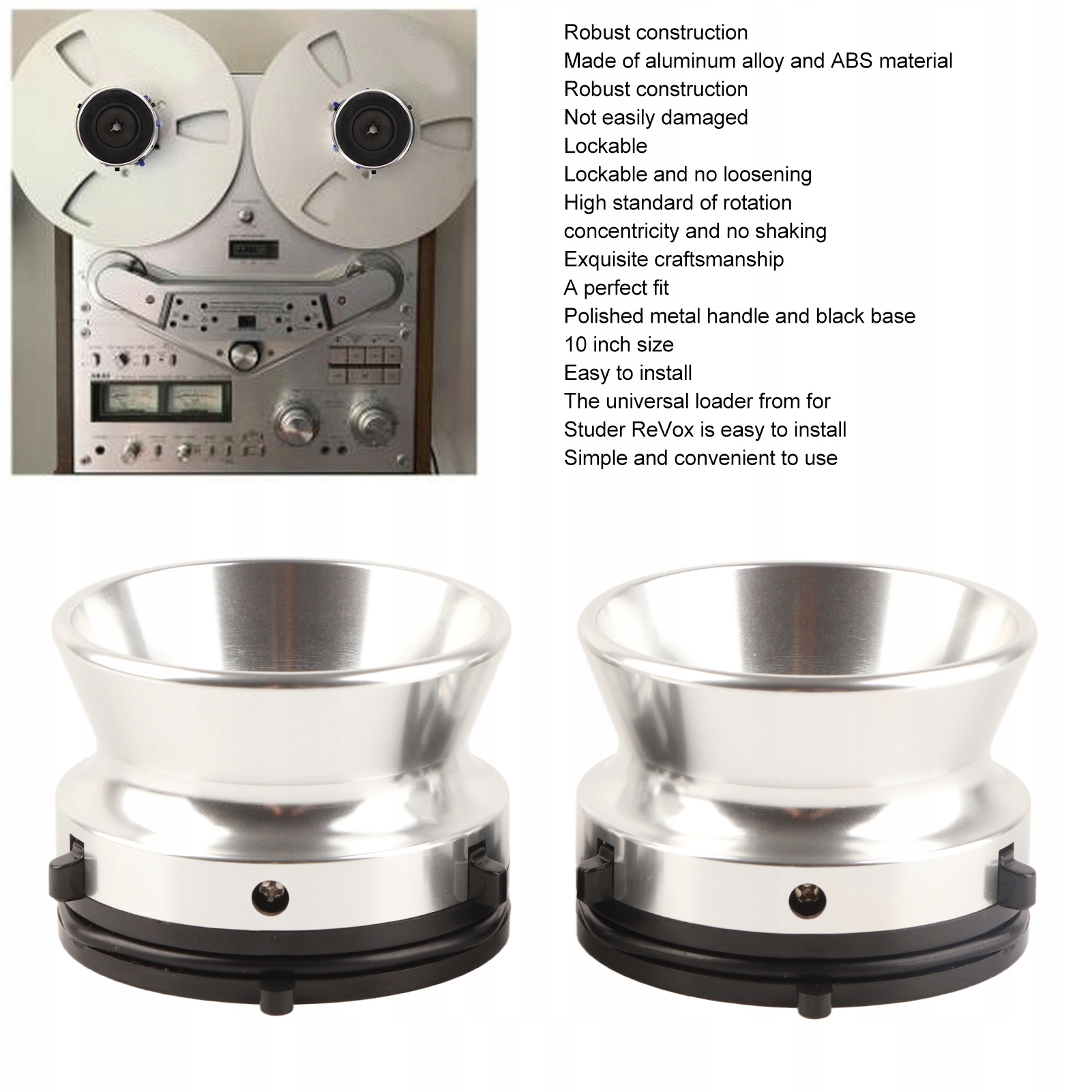 1 PARA ADAPTERÓW PIAST NAB PROFESJONALNY POLEROW Szerokość taśmy 10