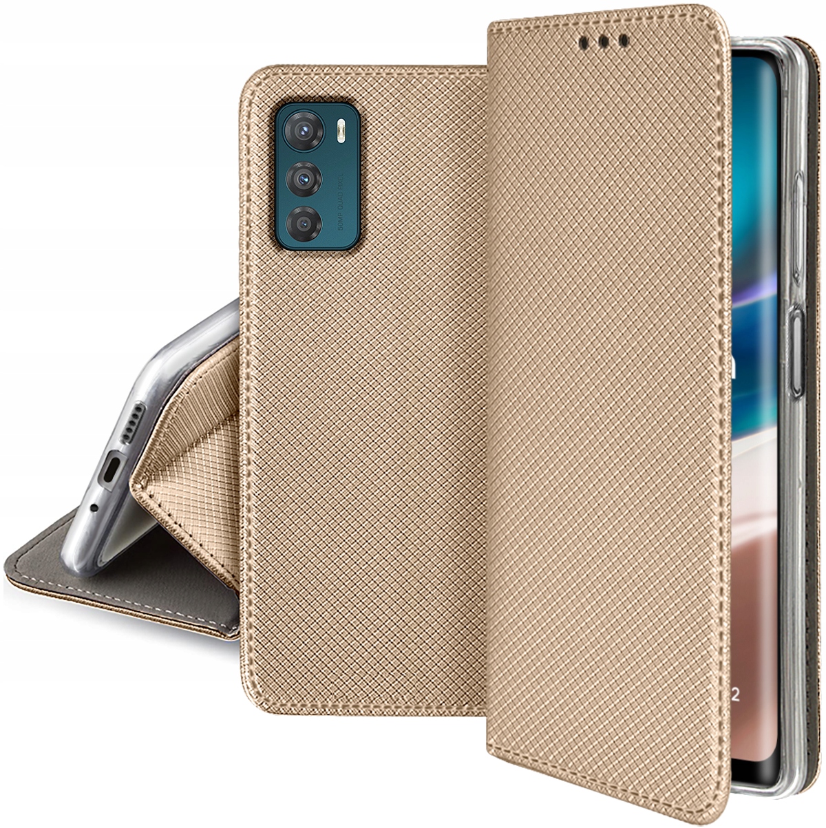 

Etui S-Magnet Case Szkło 9H do Motorola Moto G42