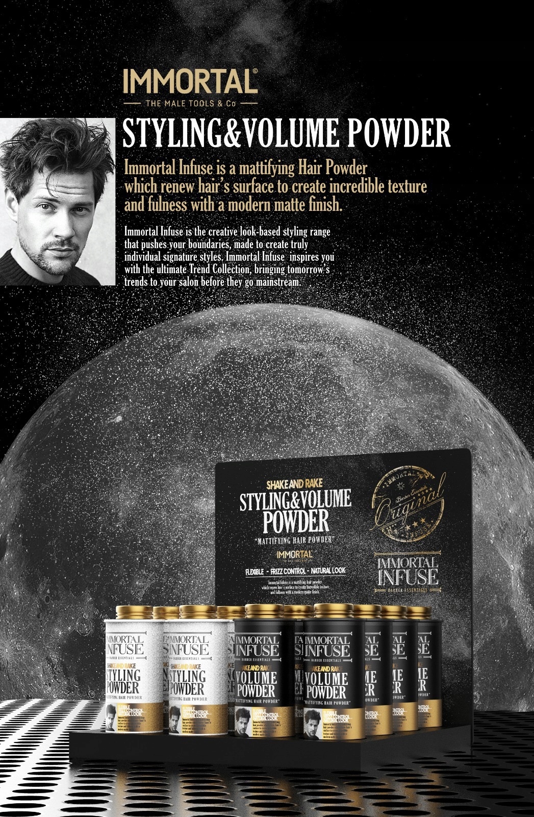 Immortal Infuse Styling Powder puder styling 20g Marka Immortal