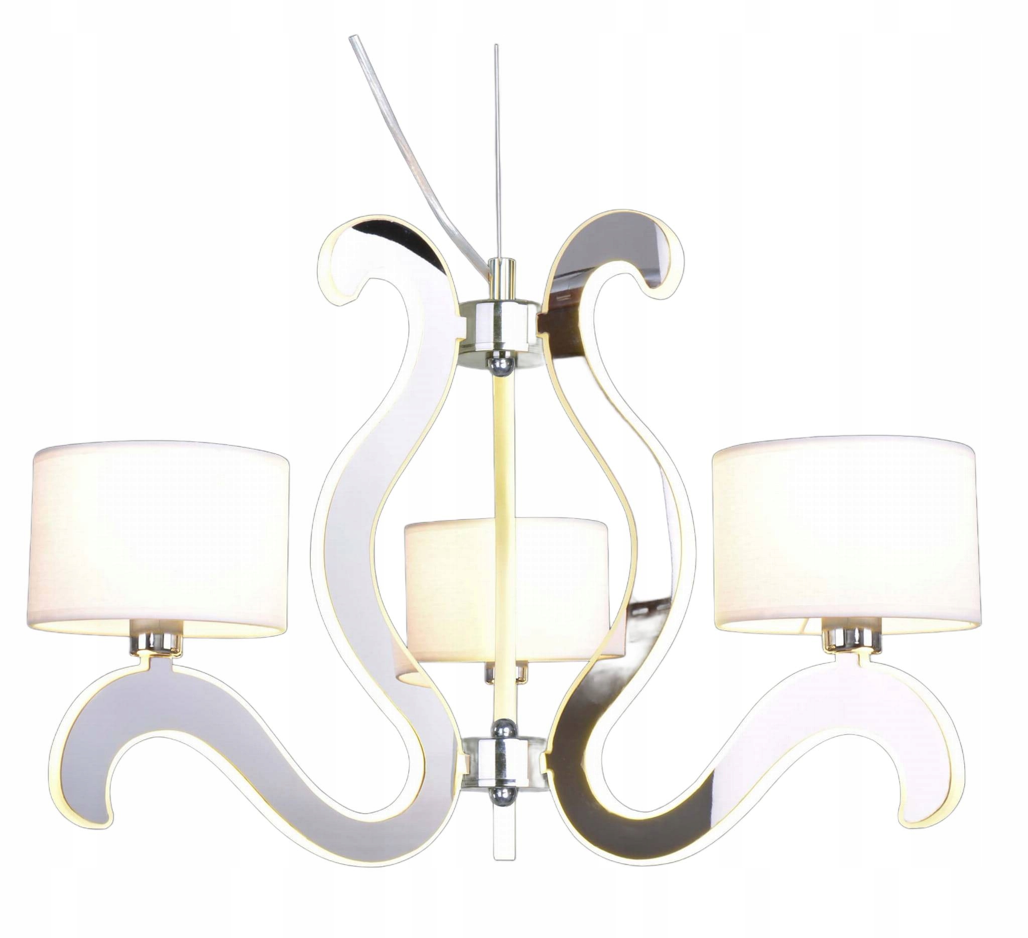 Závěsná lustrová lampa Candellux Ambrosia chrom