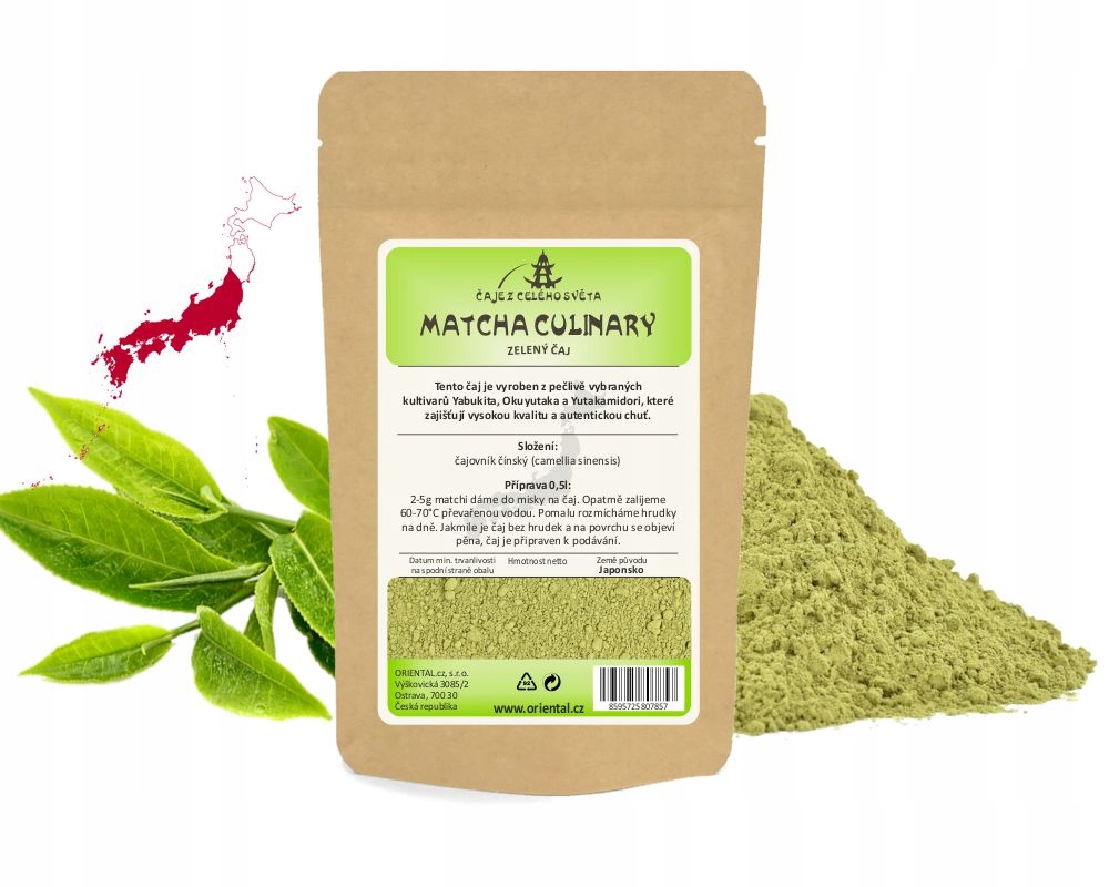 Práškový zelený čaj Japan Matcha Culinary 500 g