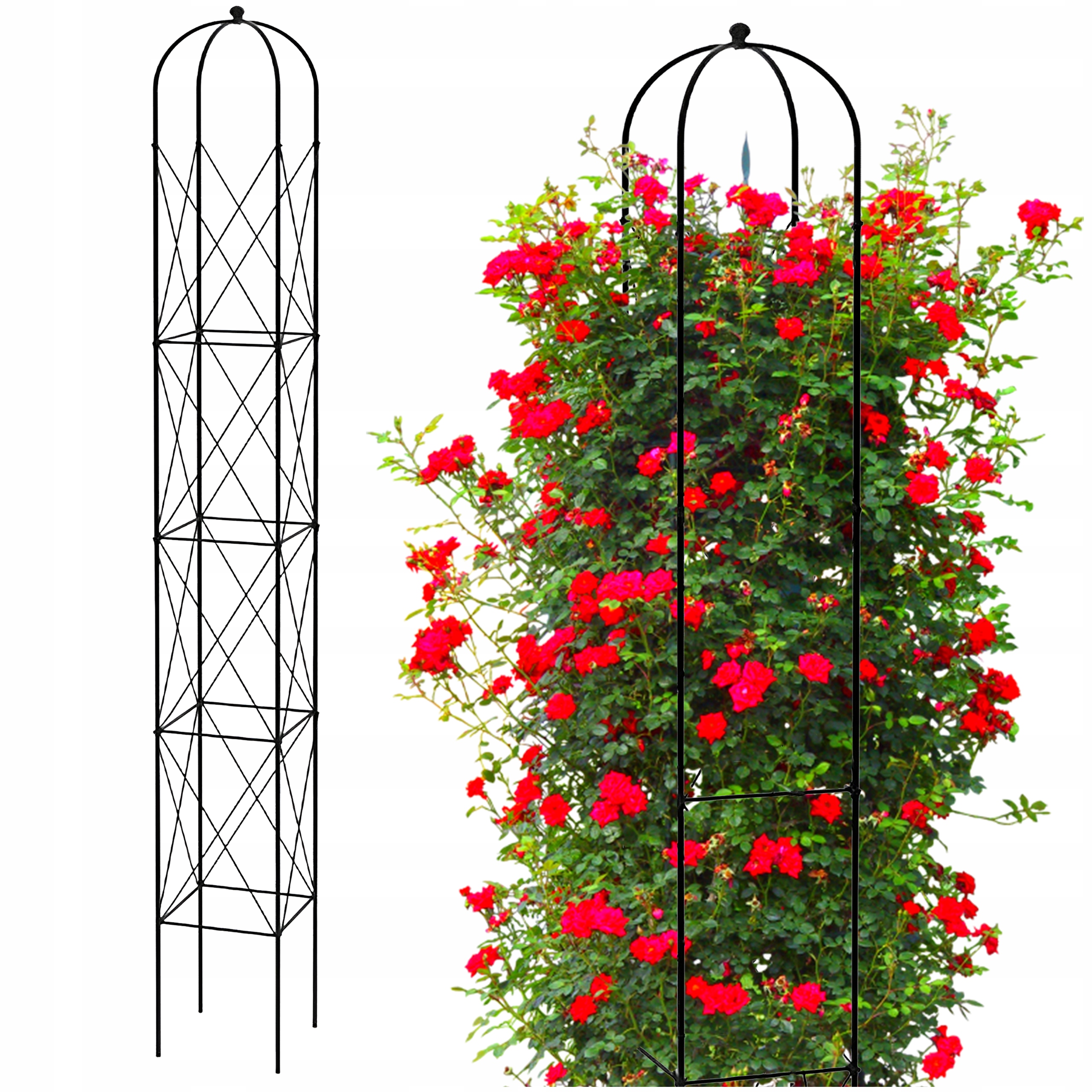 

Pergola Metalowa Ogrodowa Róże Duza Czarna 200 cm
