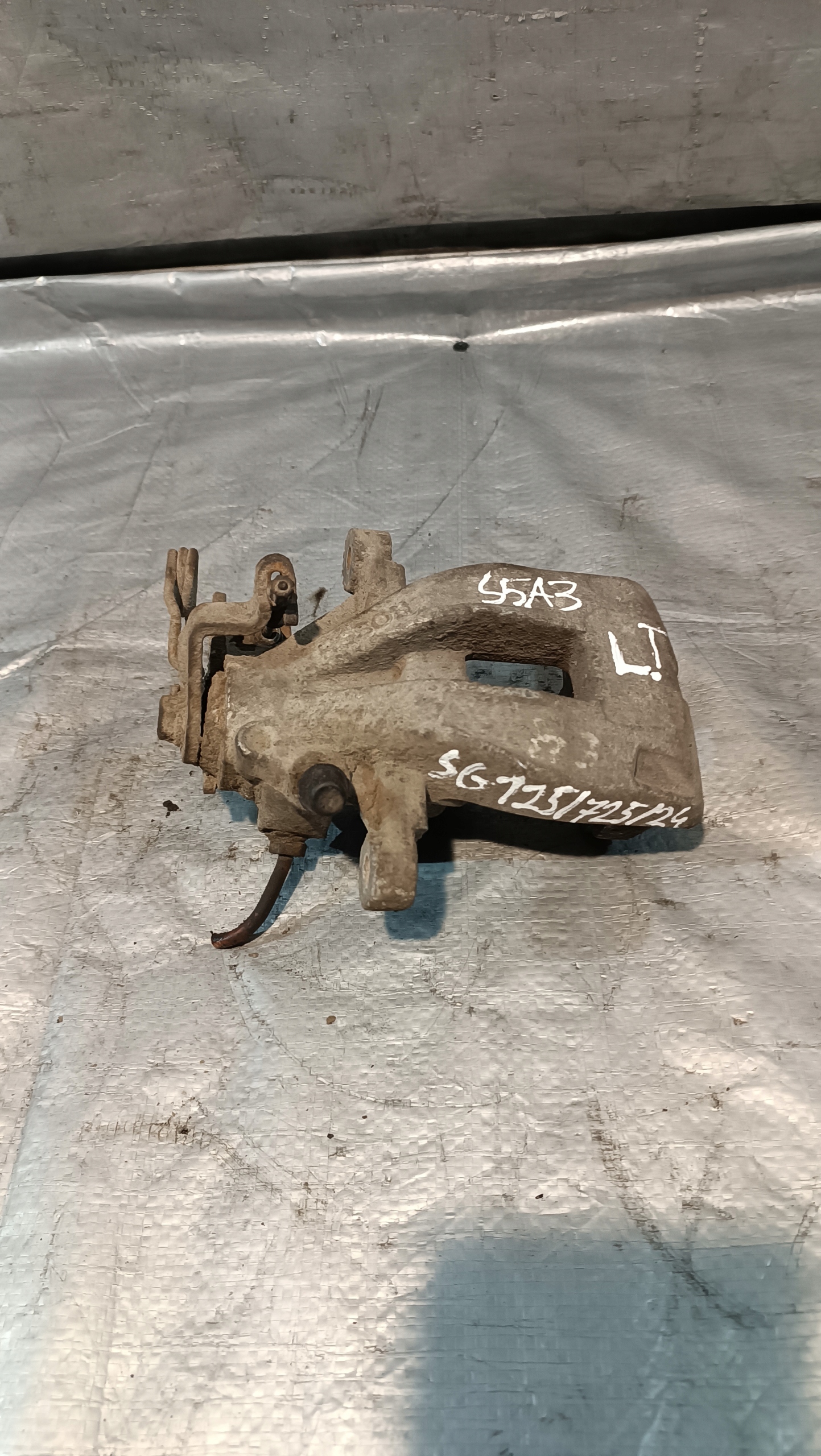 caliper brake CITROEN C4 1.6 HDI left rear part