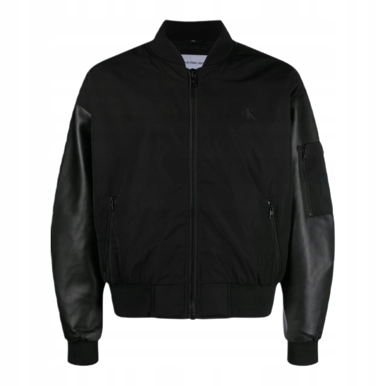 -28% Calvin Klein Jeans Pánská Bunda Bomber Černá XL