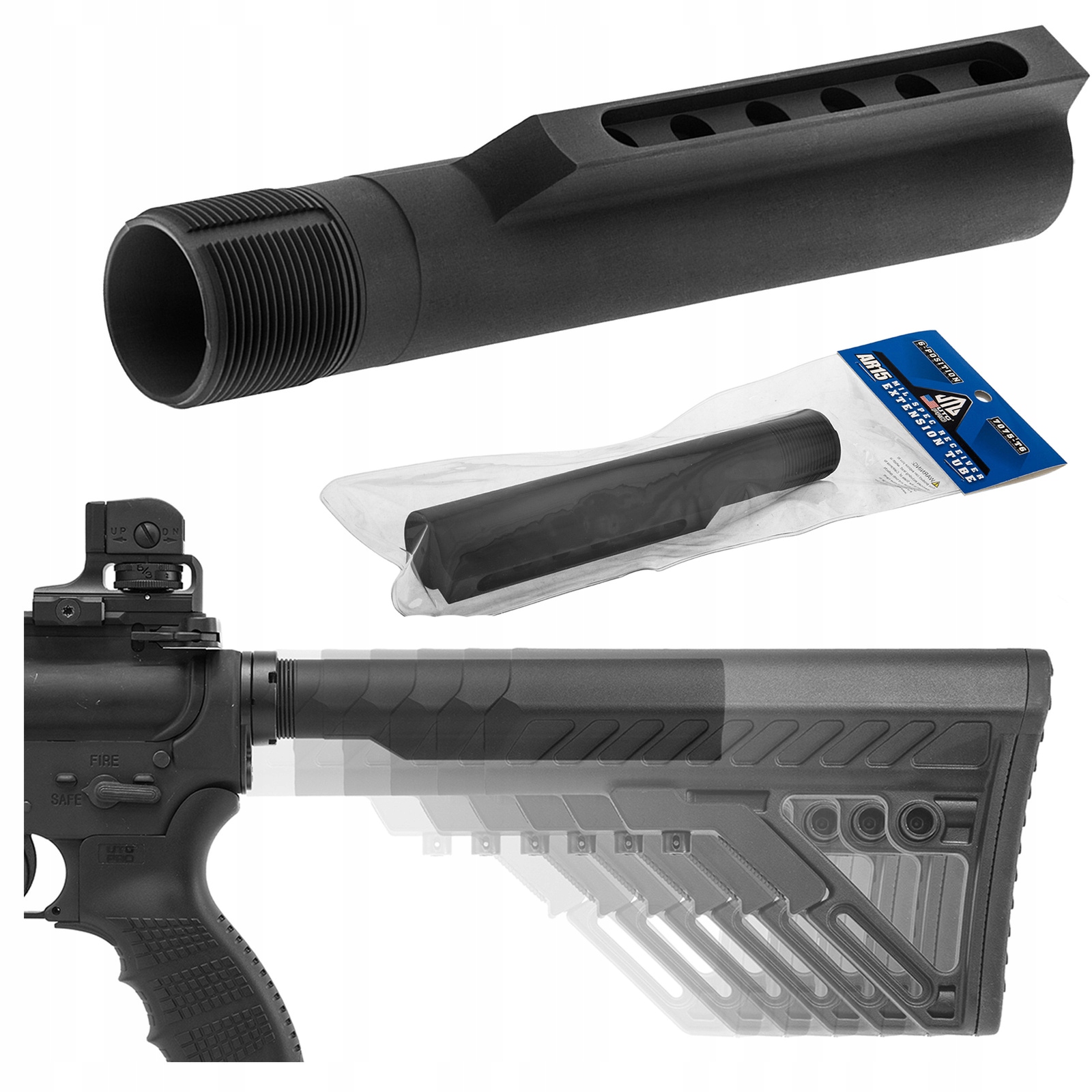 Prowadnica Kolby AR-15 tube Leapers Utg Pro Mil-spec 6-pozycyjna TLU001MS