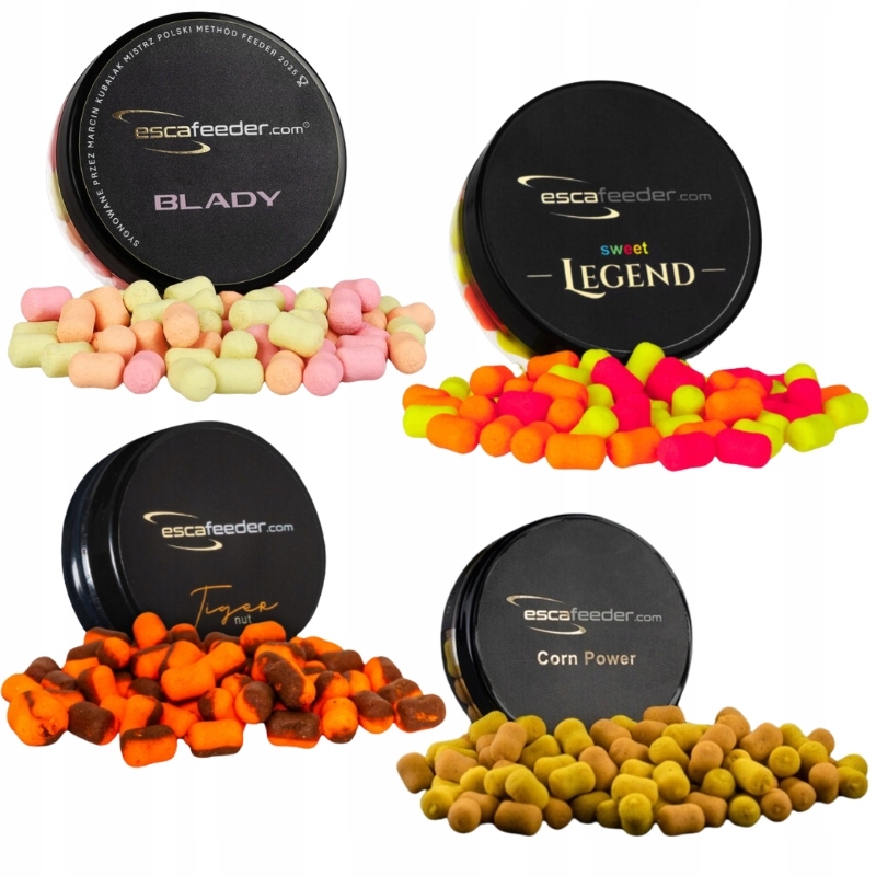 Zestaw 4x Słodkich Przynęt Wafters Method Feeder Esca Feeder 10mm