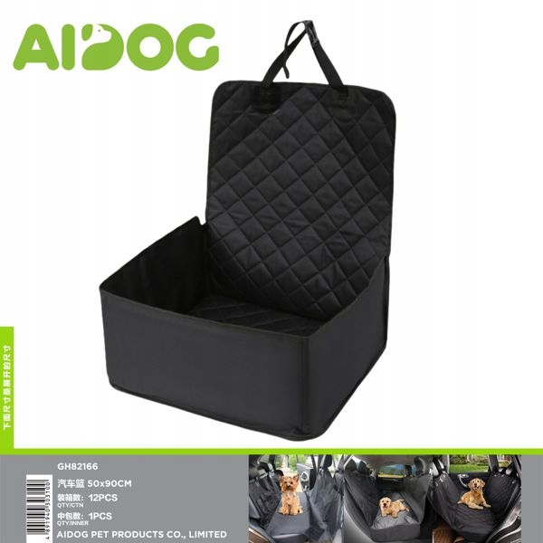 Levně Pohodlný přepravní koš pro zvířata 50 x 90 cm černý