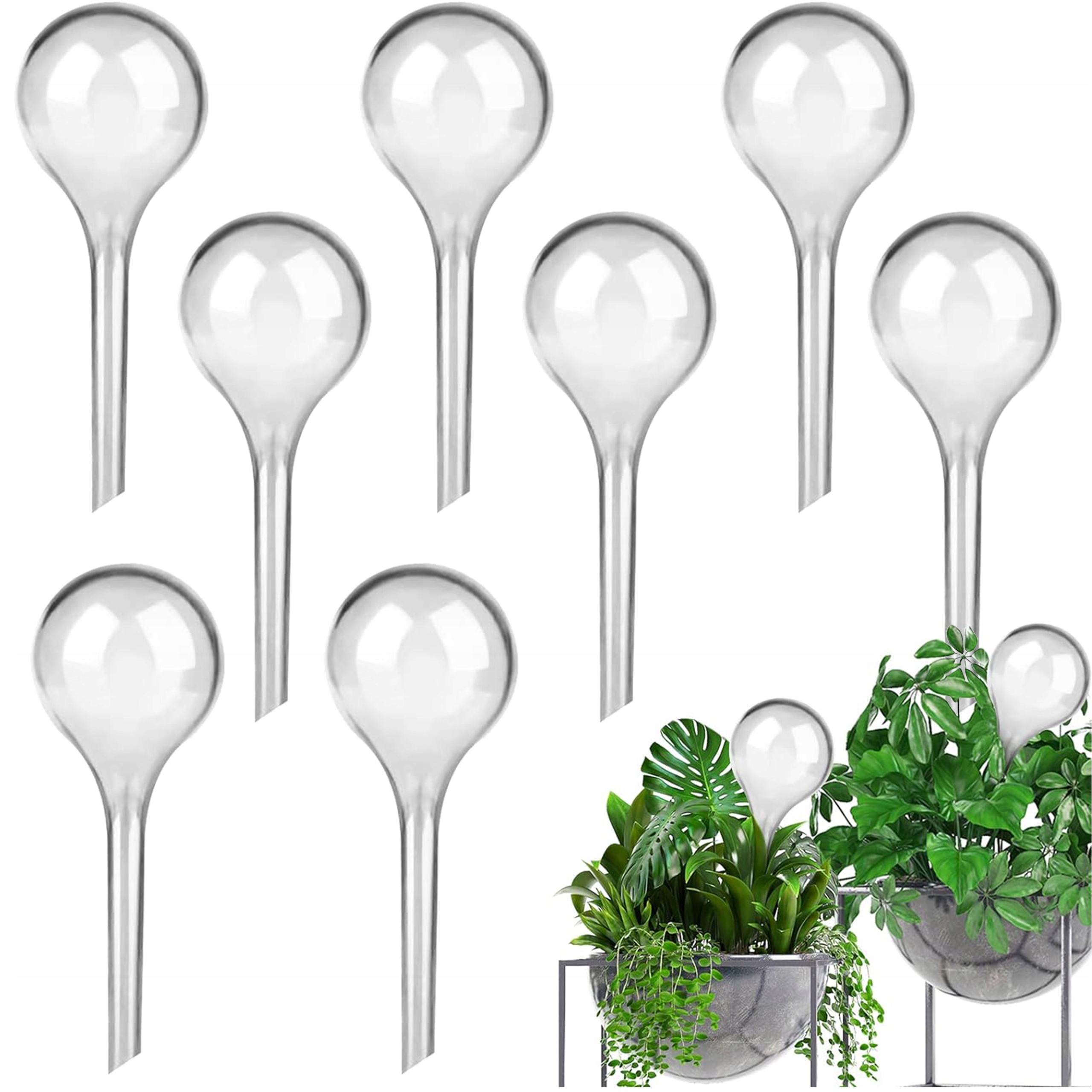 10x KULE NAWADNIAJĄCE DO KWIATÓW ROŚLIN DOZOWNIK WODY DO PODLEWANIA DOMOWY