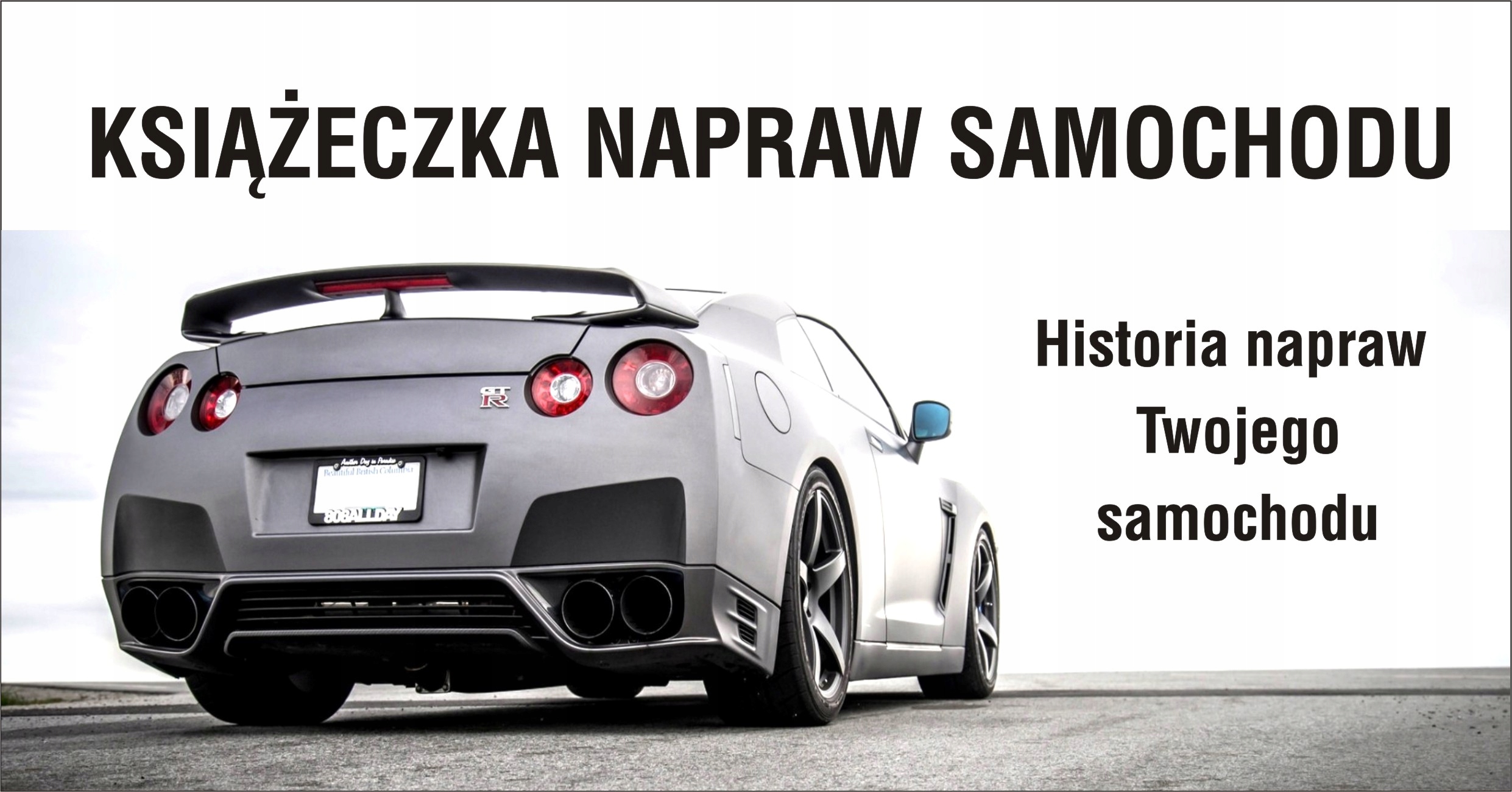 Książeczka serwisowa samochodu/Twoje logo/zdjęcie