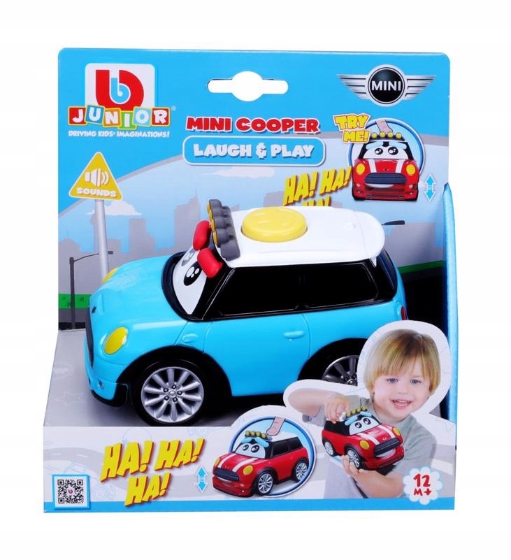 

Bburago Mini Cooper Blue Śmiejące się autko 81205
