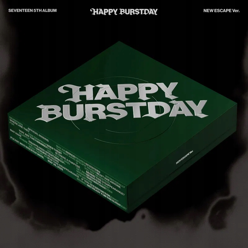 Seventeen: 5th Studio Album 'Happy Burstday' (eu Retail Version New Escap