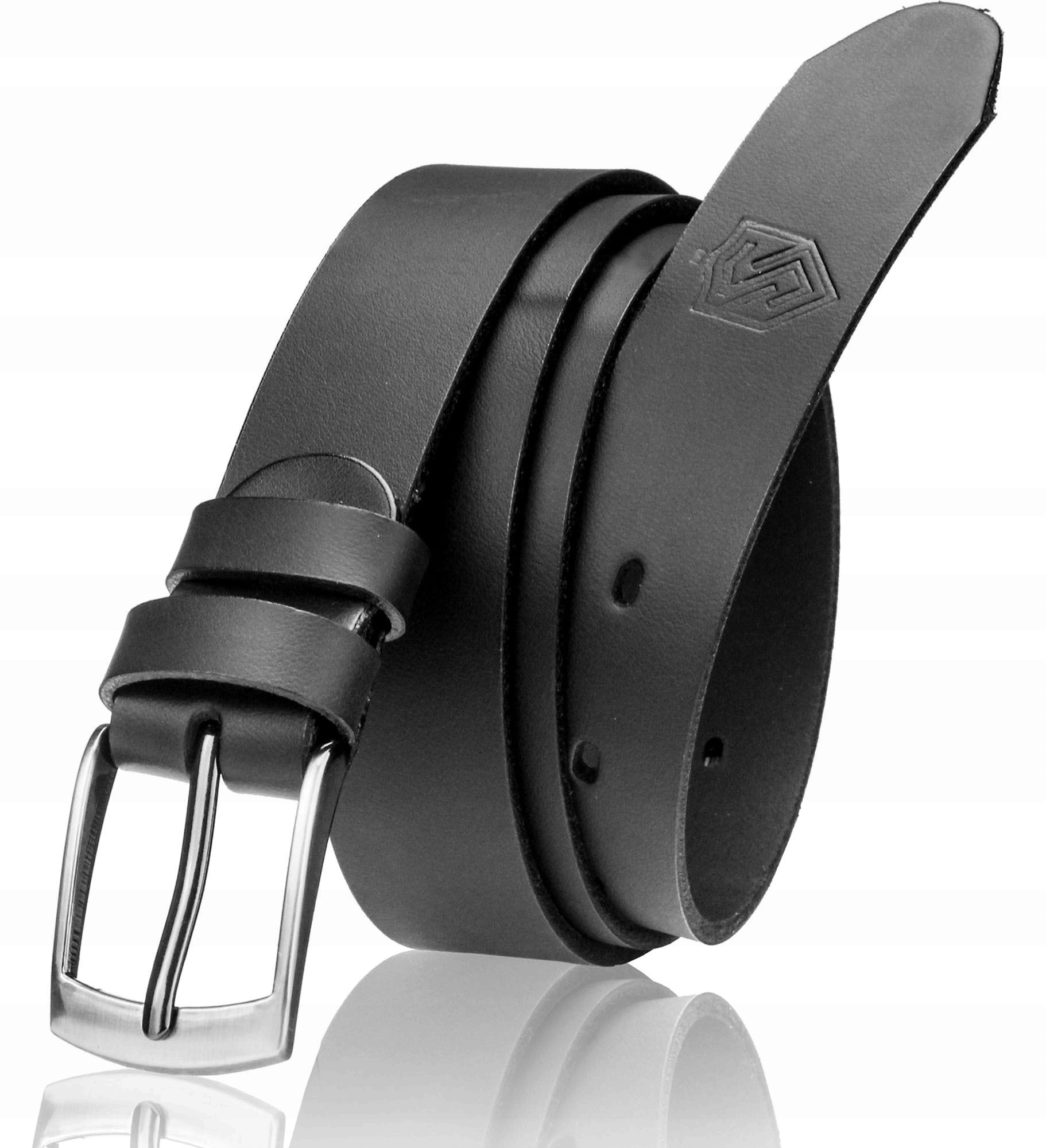 

Pasek Męski Skórzany Stevens Czarny 3cm / 120cm