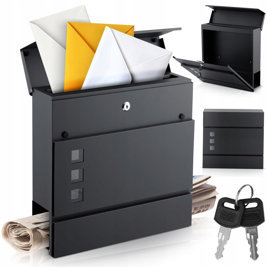 Poštovní schránka 37x37x10,5 cm antracit HM-863 Humberg