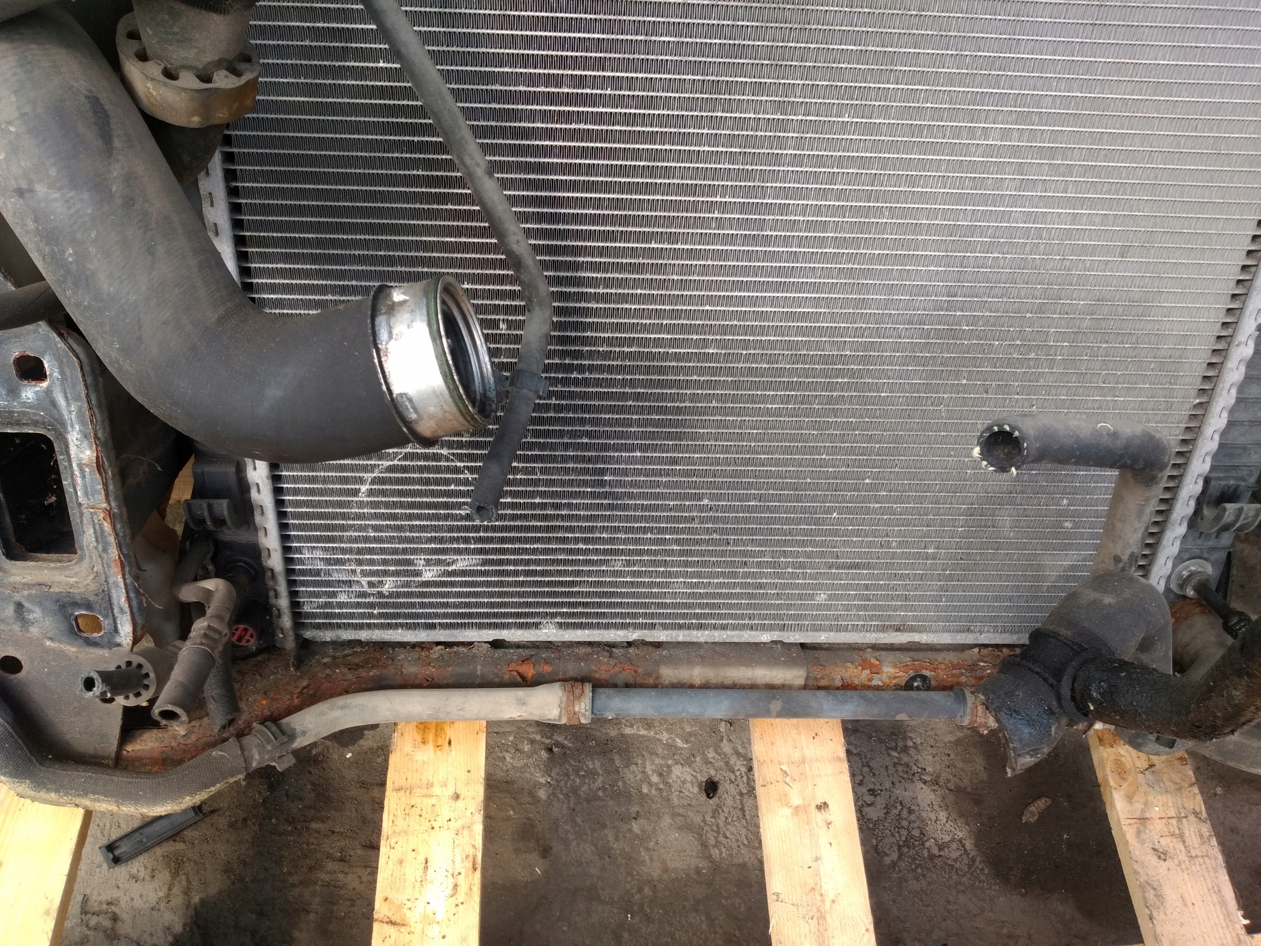 support panel for radiators radiator MERCEDES ML W164 3.0 CDI