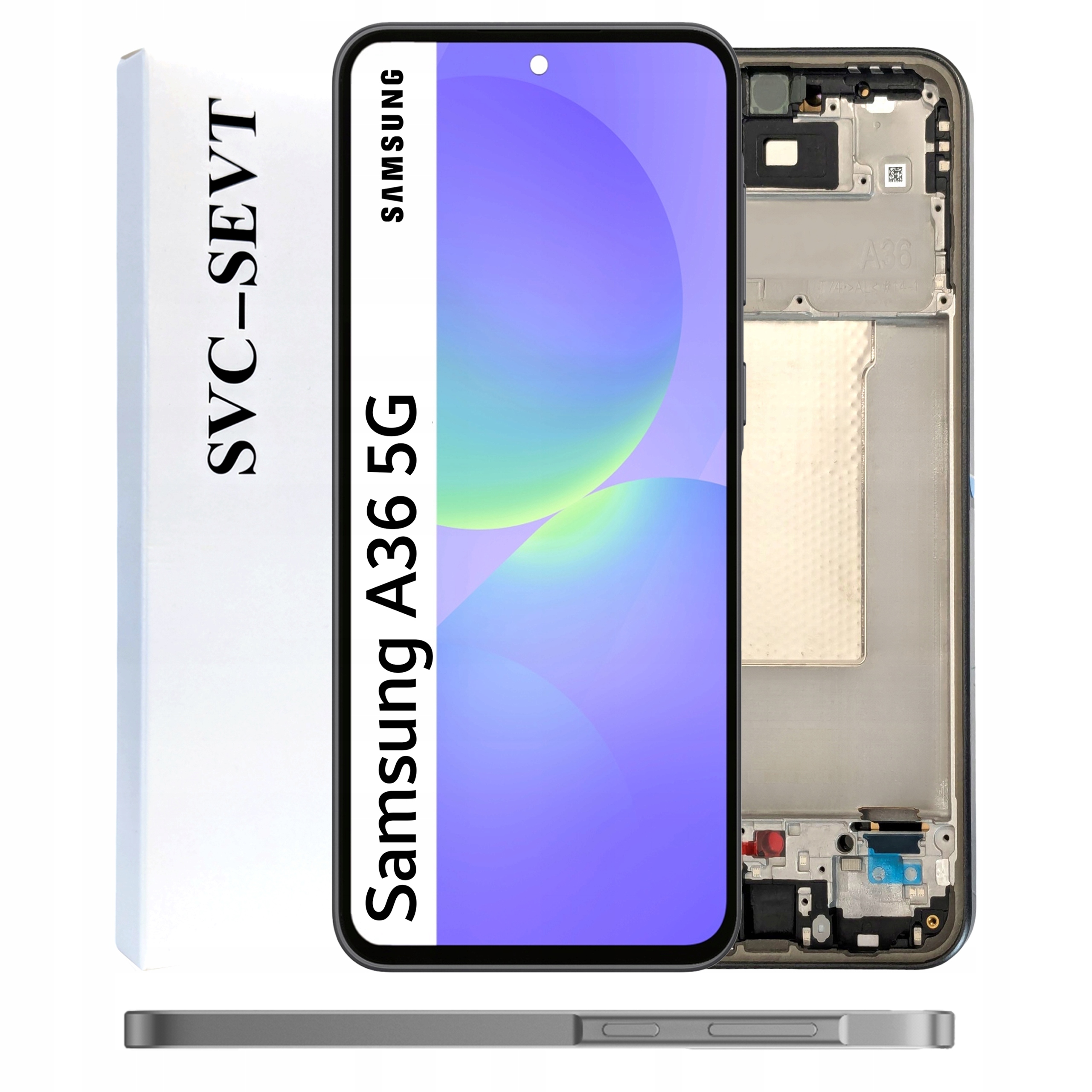 Displej pre Samsung A36 LCD Oled Rámček Originál Zila SM-A366B Black