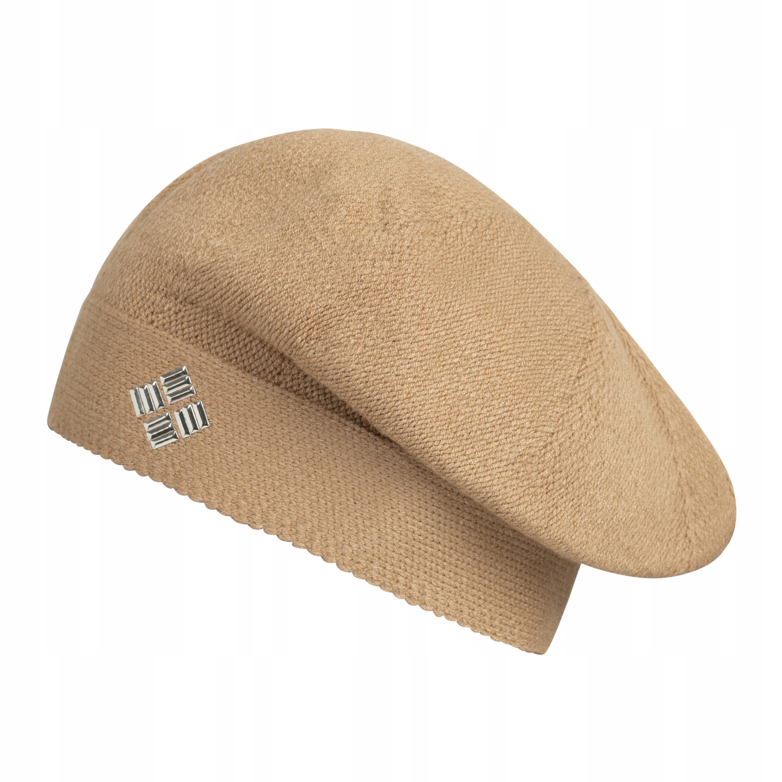 Dámský Béžový baret s lehkým stojáčkem čepice jaro podzim zima Loman Estero