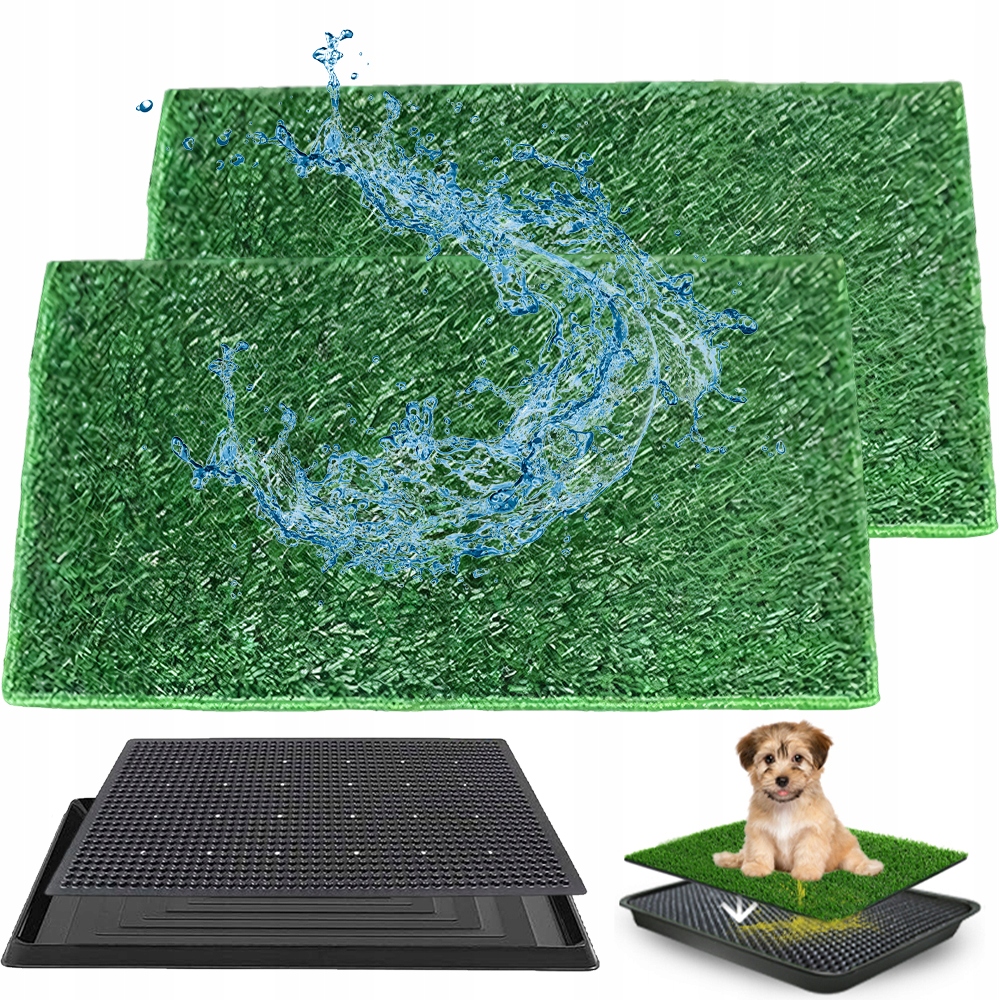 Levně Velká toaleta pro psy, toaleta pro psy, umělá tráva, psů 76*51 cm