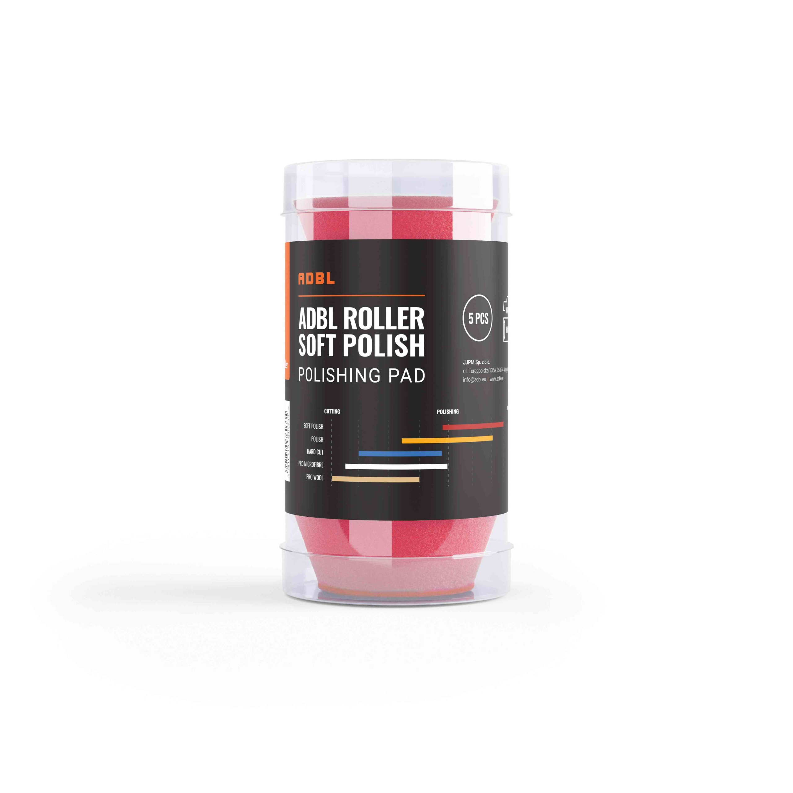 ADBL _ ROLLER SOFT POLISH DA30 _ ŚREDNIO-MIĘKKI PAD POLERSKI 5SZT.