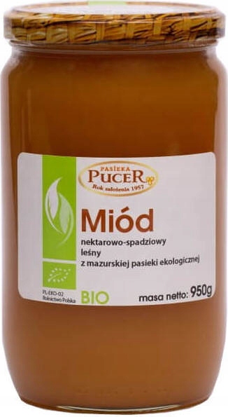 Levně Med nektarovo-spadový lesní Bio 950 g Pucer