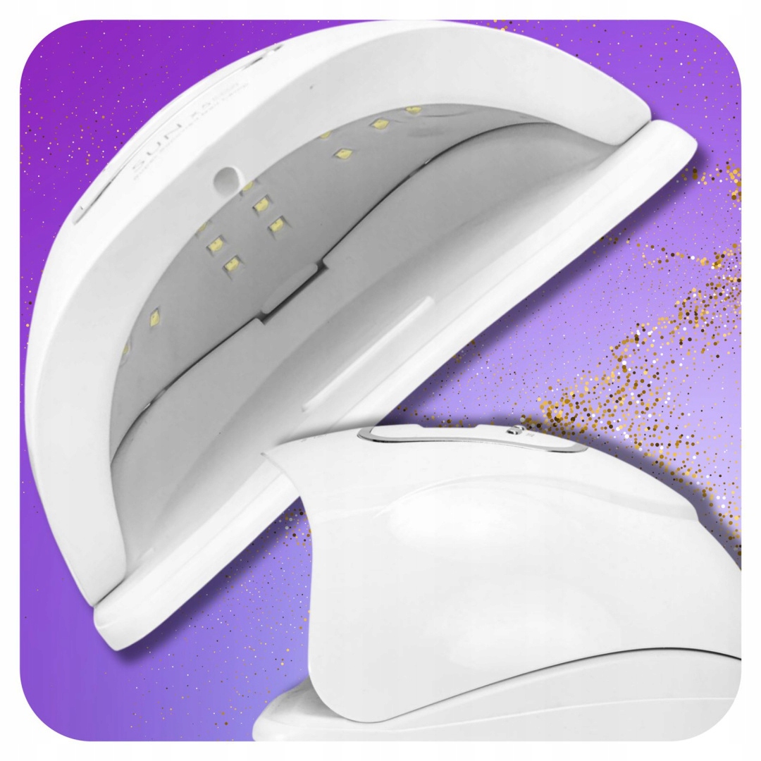 Lampa do Paznokci LED UV do Hybryd Żeli Mocna 80W Hybryd SUN LCD X5 TRYBÓW Cechy dodatkowe sensor ruchu