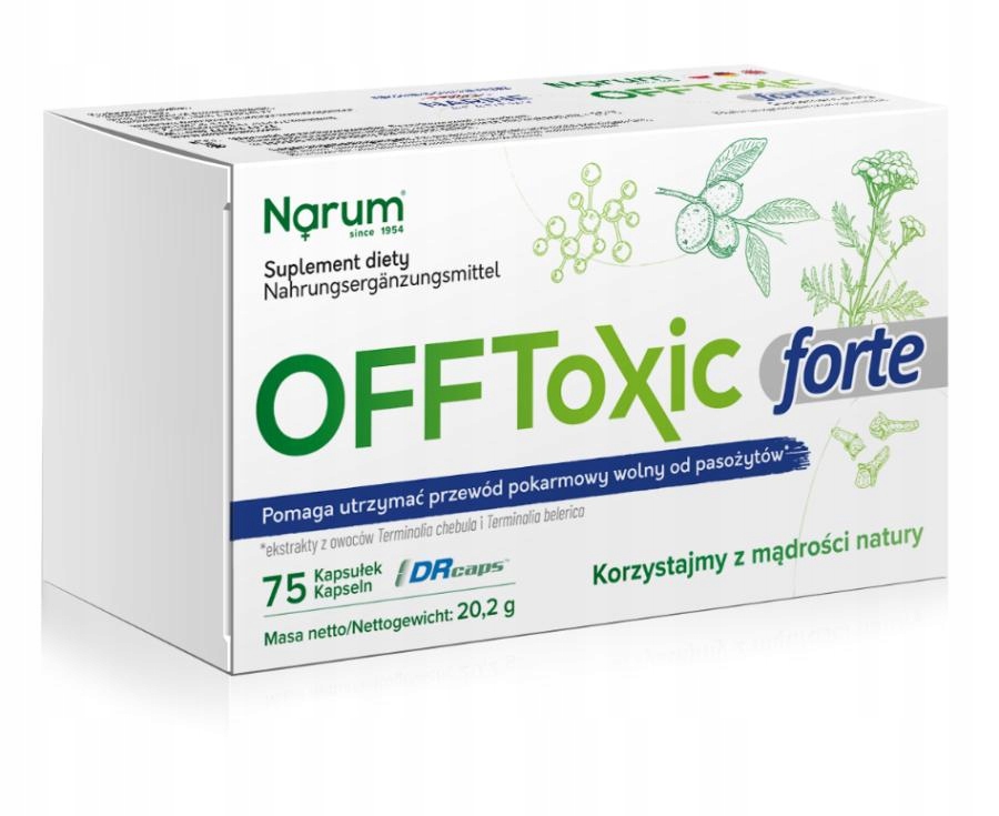Suplement diety Narum OFFToxic Forte wegański 75 kapsułek