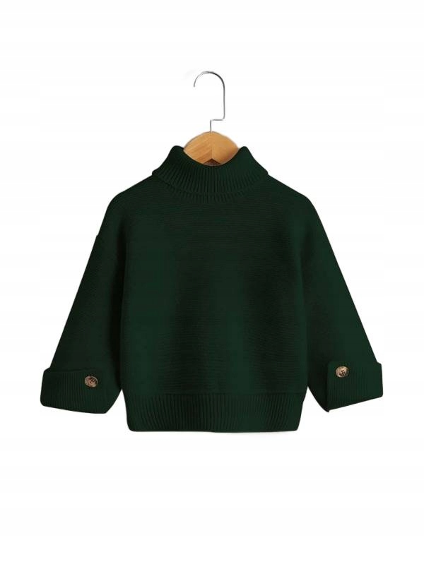 SHEIN DZIECIĘCY ZIELONY SWETER R.110 C422063