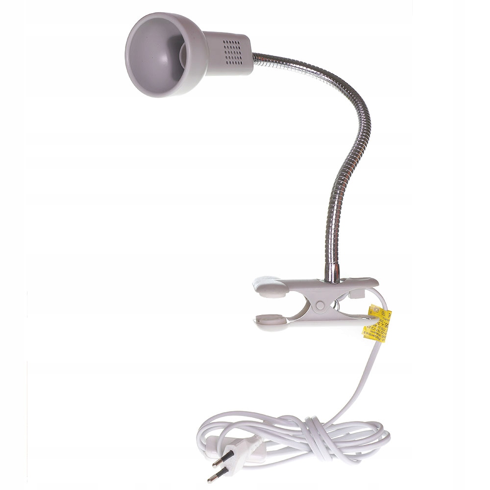 

Lampka biurkowa L3A z klipsem E14 40W szara