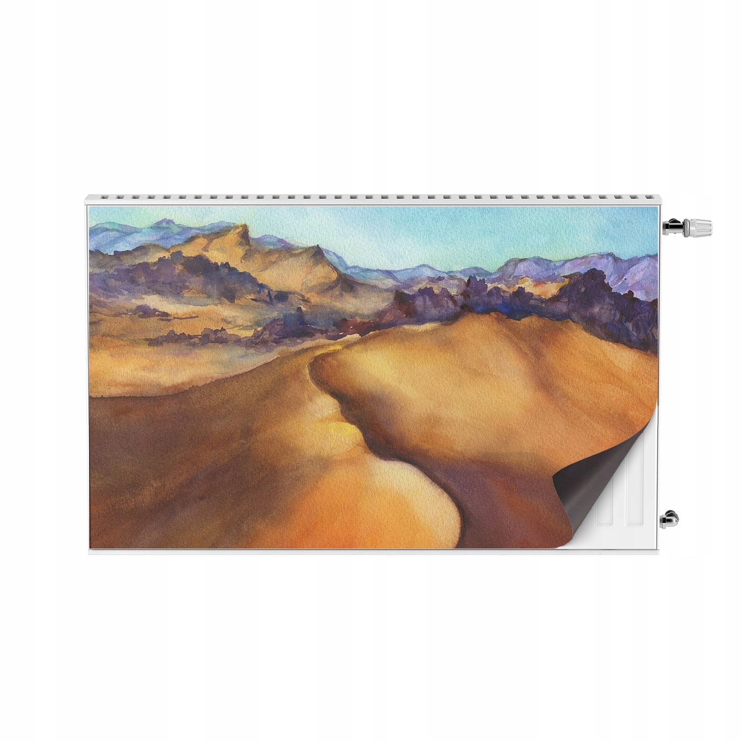 Magnet – kryt na radiátor Poušť, malovaná krajina