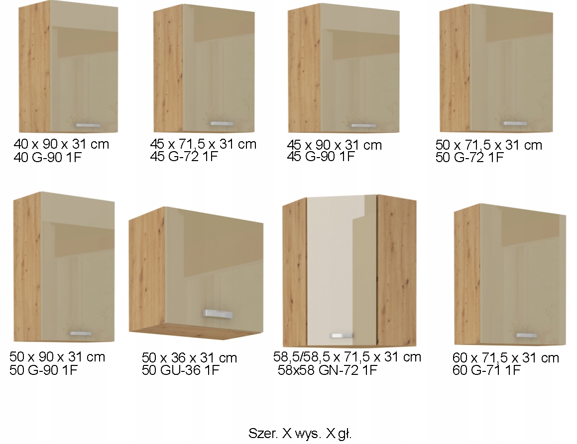 REGAŁ KUCHENNY AMBO 30 cm WISZĄCY HIT Szerokość mebla 30 cm