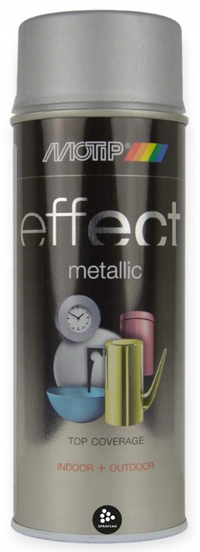 Motip Lakier Metaliczny Metalik Diamentowy Srebrny Spray 400ML