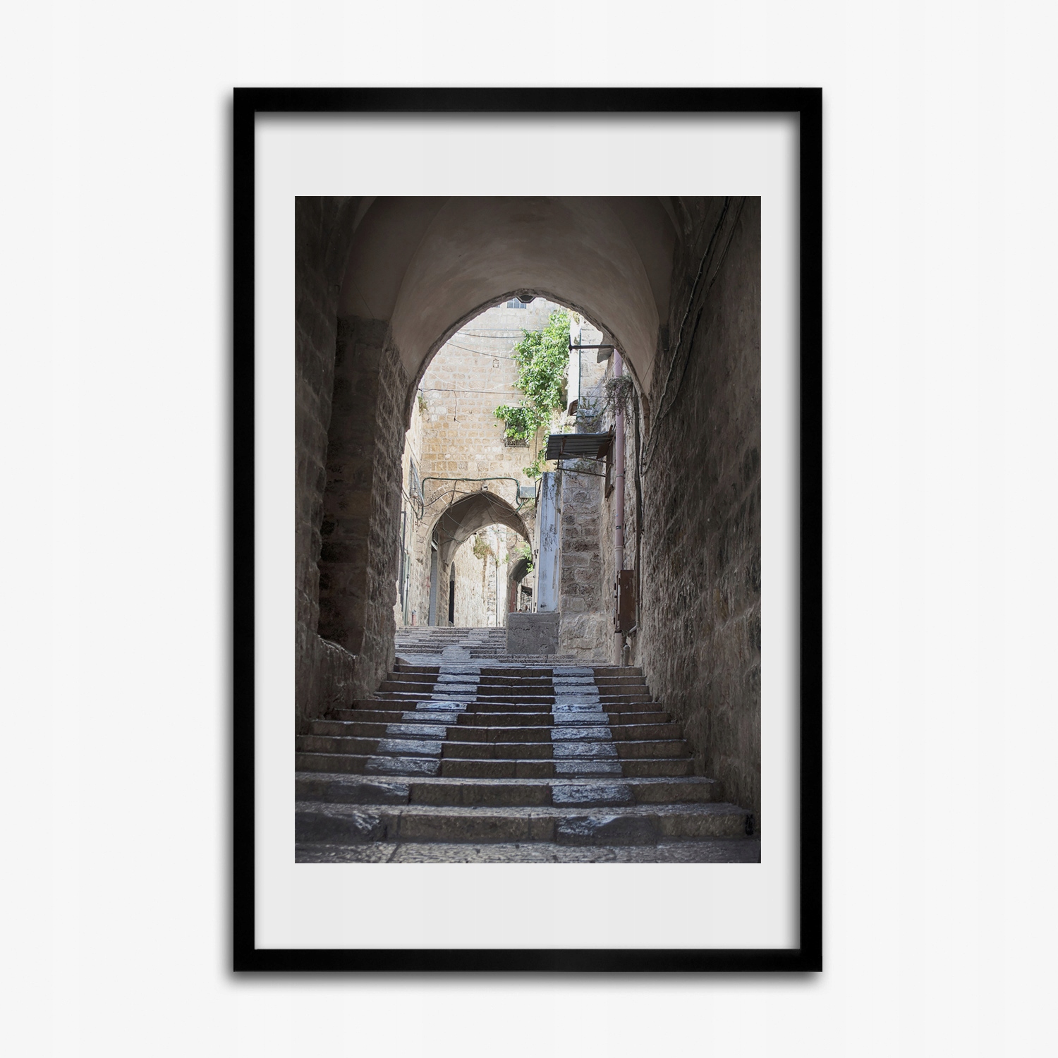 Nástěnný obraz s grafikou Jeruzalém Izrael 40x60 cm