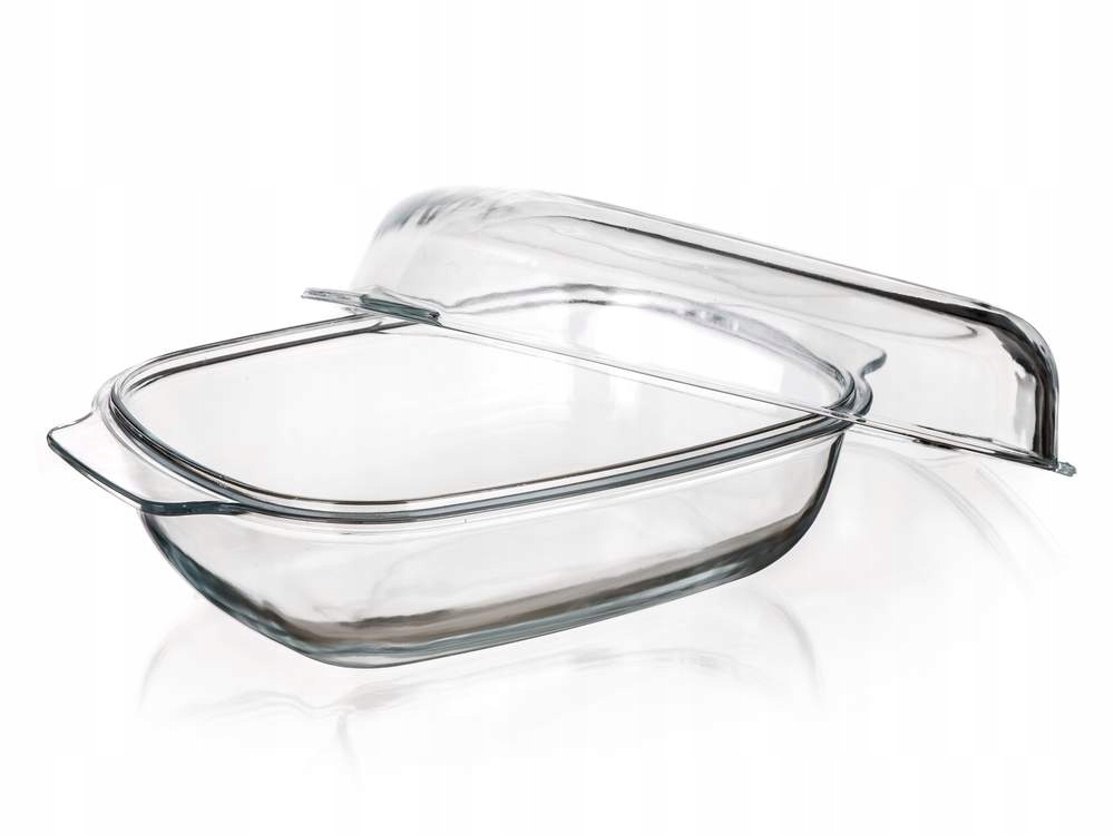 SZKLANA BRYTFANKA NACZYNIE pieczenia POKRYWA 5,7 L