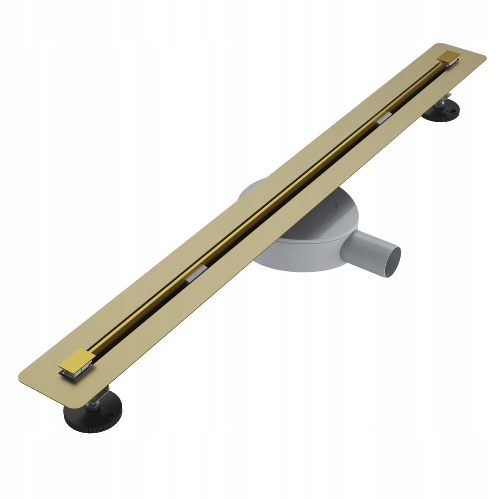 Proline 80 cm zlatý lineárny odtok pod dosku z ocele Gamma
