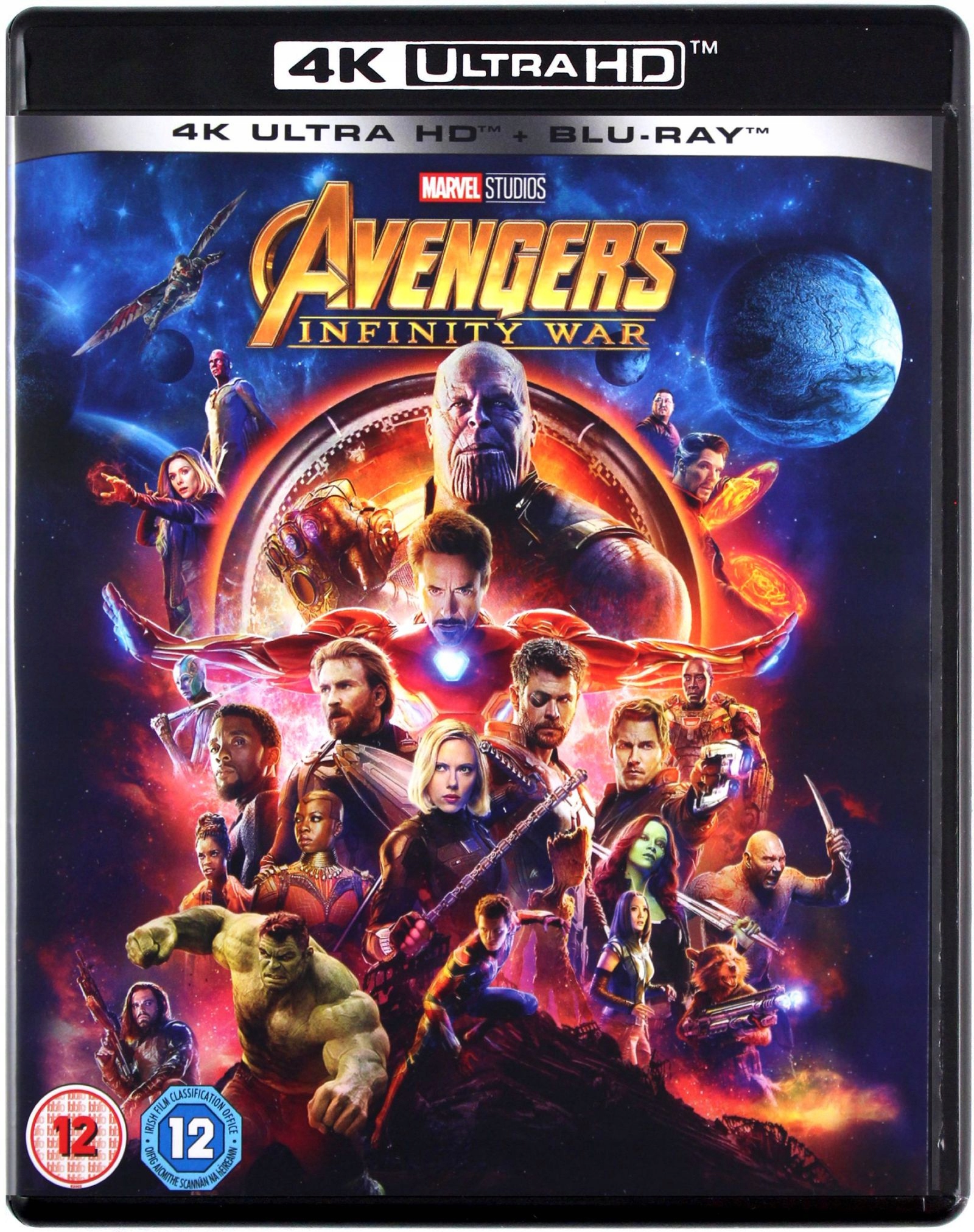 AVENGERS INFINITY WAR (BLU-RAY 4K)+(BLU-RAY)