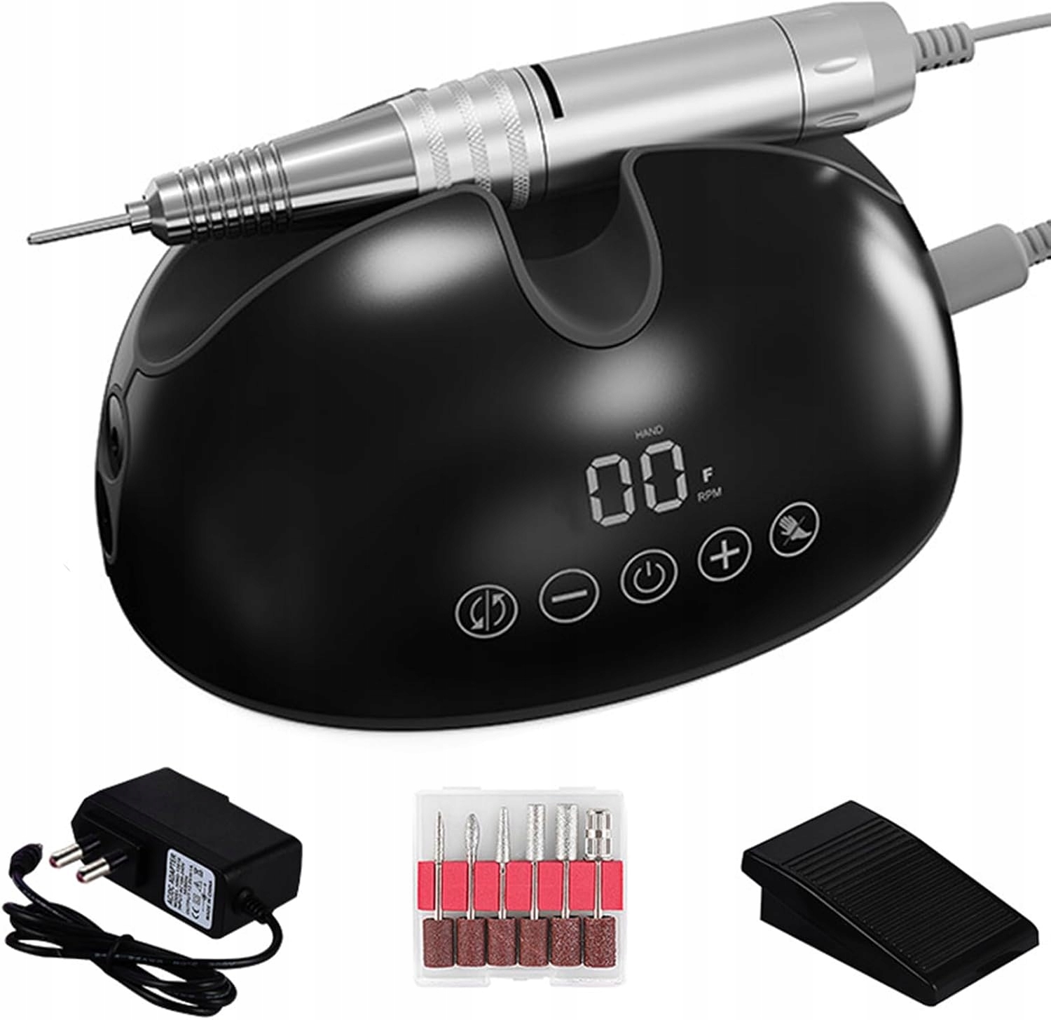 VOLTIX Profesjonalna Frezarka Do Paznokci 35000 Obrotów Zestaw Manicure — miniatura 8