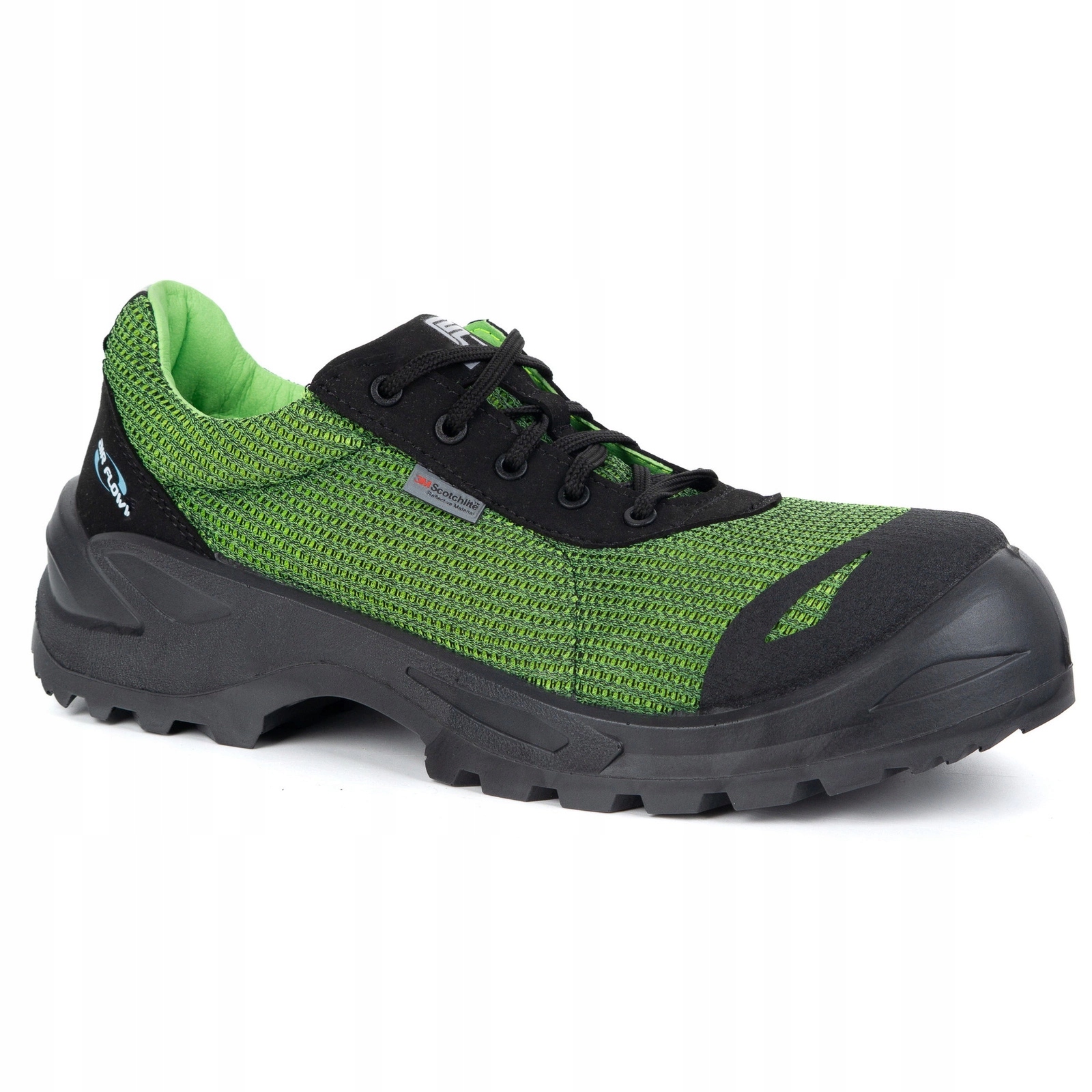 Pánské kožené pracovní polobotky 1172P Raptor černé S1 Fo Sr Aramid 3D 41