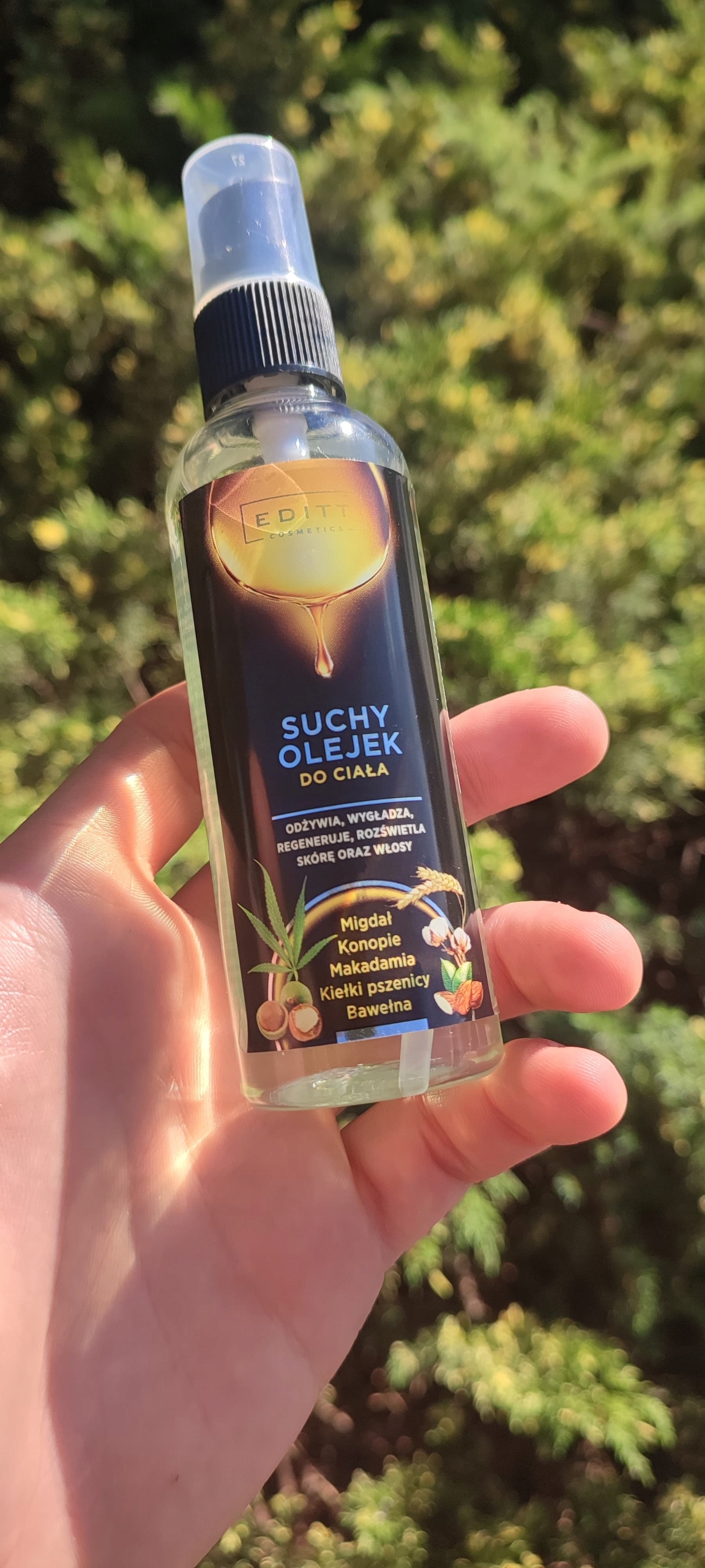 SUCHY OLEJEK DO CIAŁA WŁOSÓW TWARZY 100 ml Kod producenta SUCHY OLEJEK DO CIAŁA