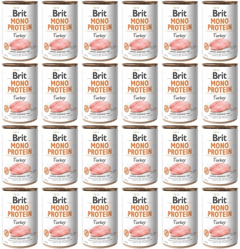 Brit Mono Protein krůtí 24x400g