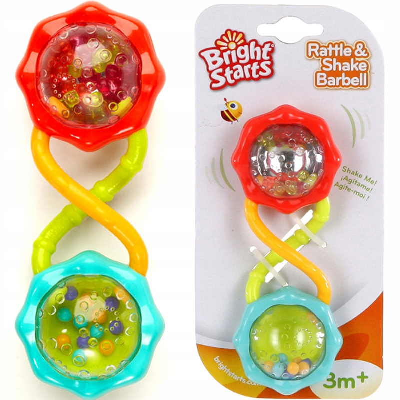 BRIGHT STARTS PODWÓJNA GRZECHOTKA 8188