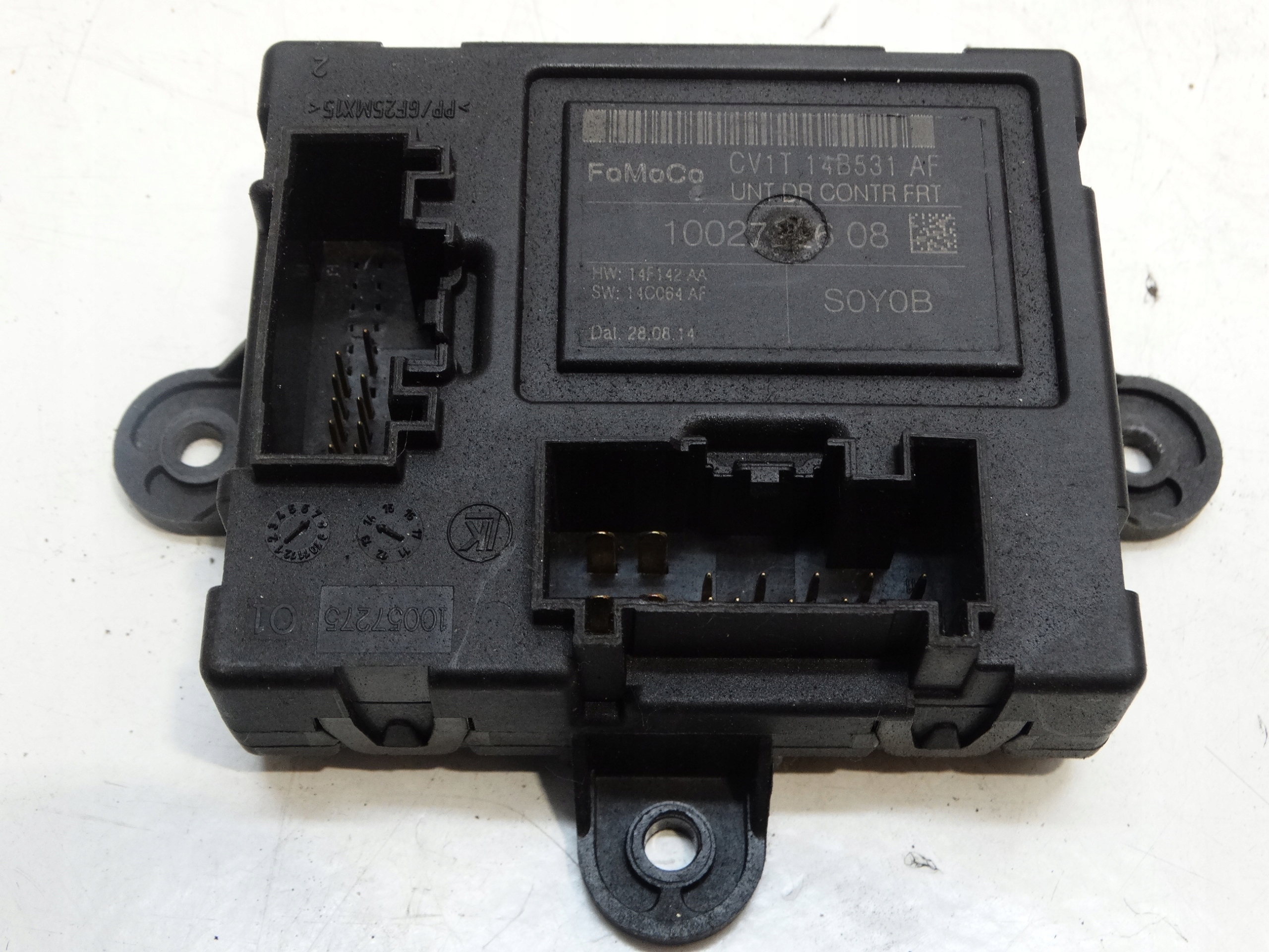 module control unit door left front FORD FIESTA MK7 CV1T-14B531-AF