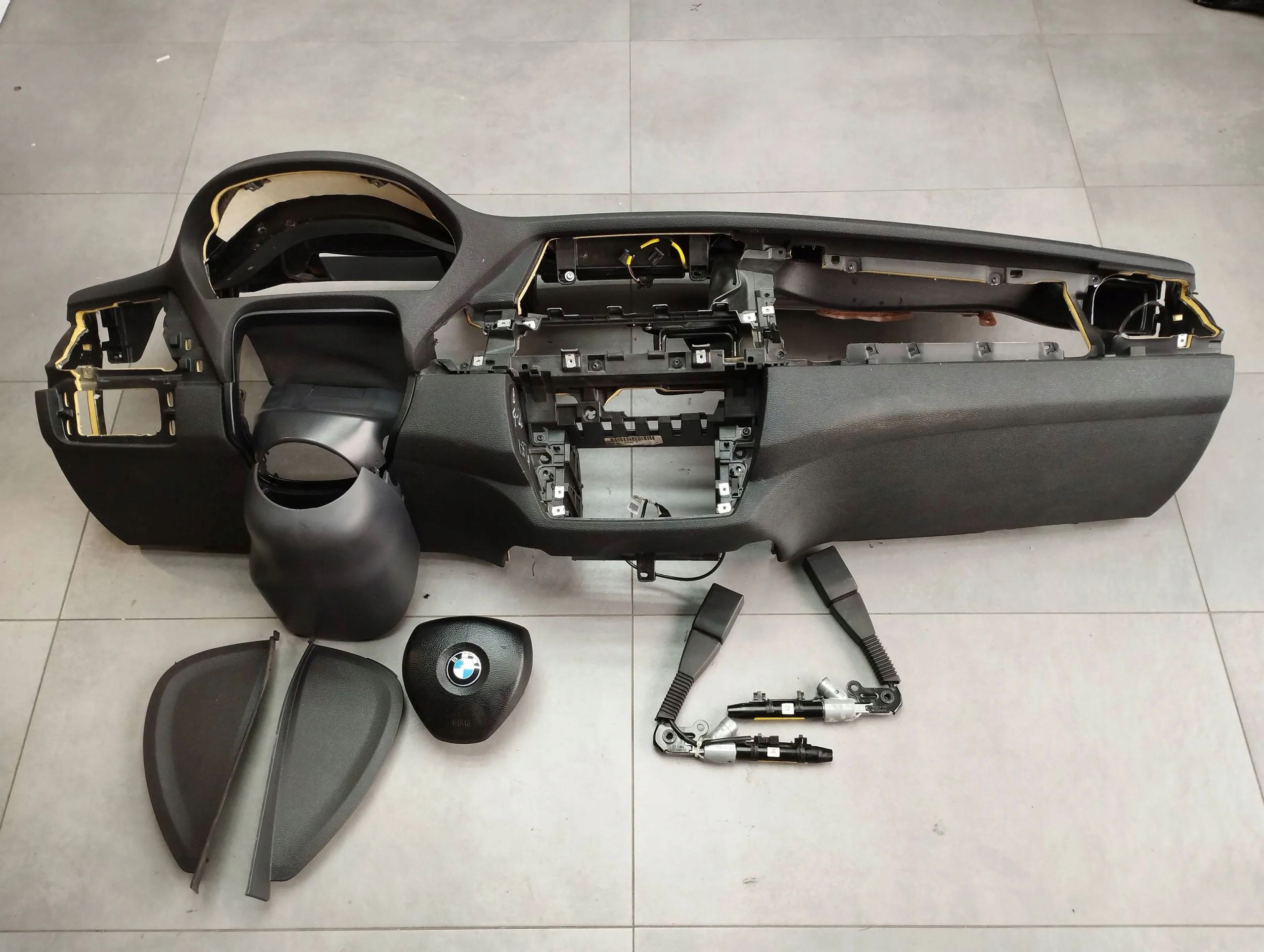 BMW X6 E71 dashboard cockpit console airbags adjusters