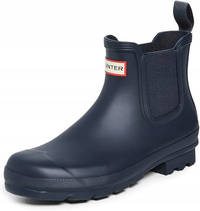 Hunter Tmavě Modré Krátké Holínky 37 6DA