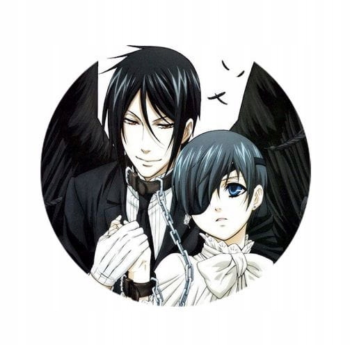 

Przypinka Kuroshitsuji Ciel i Sebastian 58 mm