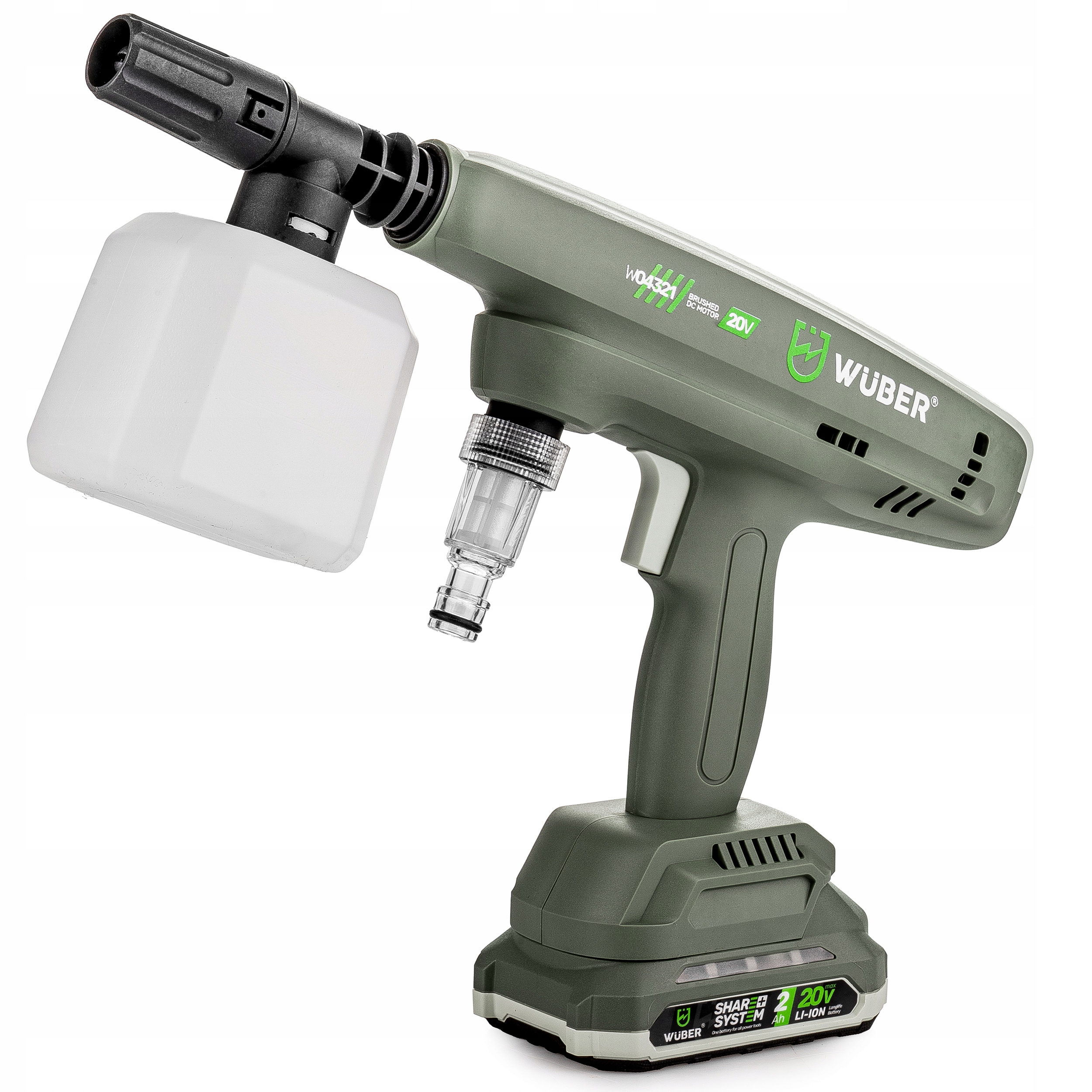 MYJKA CIŚNIENIOWA AKUMULATOROWA OGRODOWA BEZPRZEWODOWA ELEKTRYCZNA ZESTAW EAN (GTIN) 5905873301658