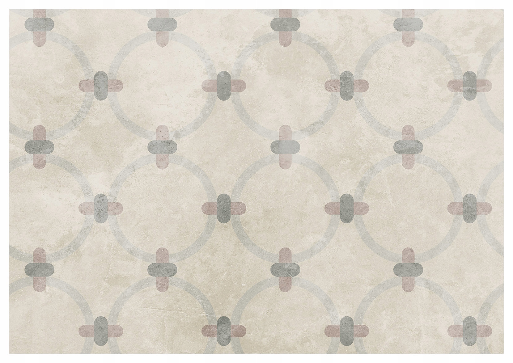 Fototapeta Béžové kolesá Vinylová geometria 254x184 lepidlo