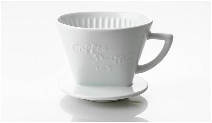 Vařič Drip keramický Arita trapézový bílý 101